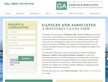 Tablet Screenshot of monterey-cpa.com